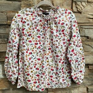 J Crew Blouse with Amazing Details